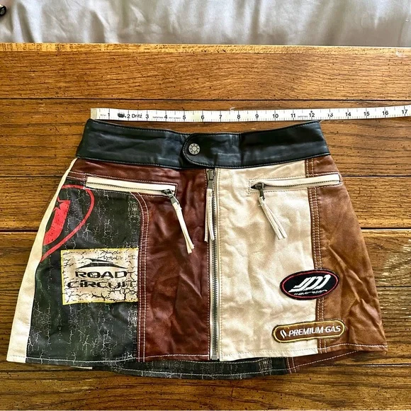 REVOLVE Jaded London Daytona Faux Leather Mini Skirt - Picture 4 of 8